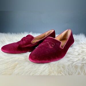 Neely & Chloe Mustache Smoking Loafers 9.5B